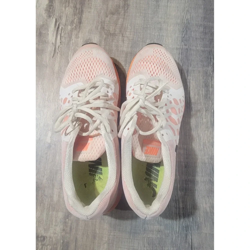 Nike Air Zoom Pegasus 31 Women's Shoes Running Sneakers Size‎ 9 White Orange